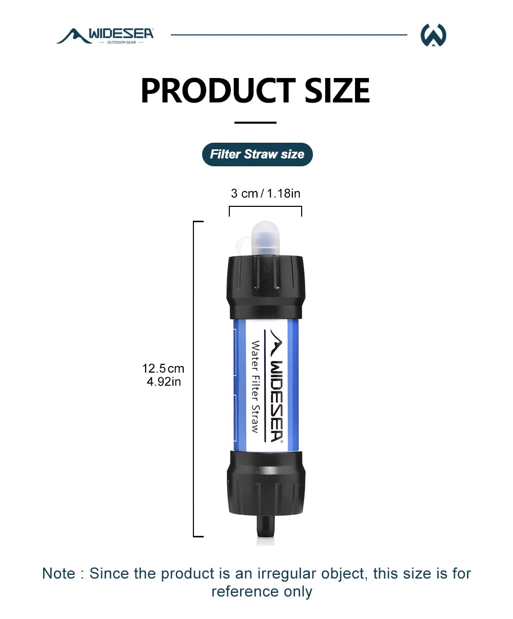 Stavera™ Survival Water Filter Straw