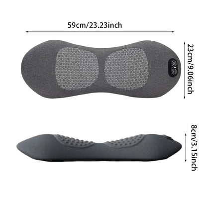 Heating Function 3-in-1 Back Massager Vibrating Massage Multi-functional Electric Lumbar Support Pillow