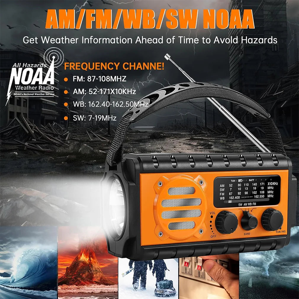 20000mAh Emergency Solar Radio