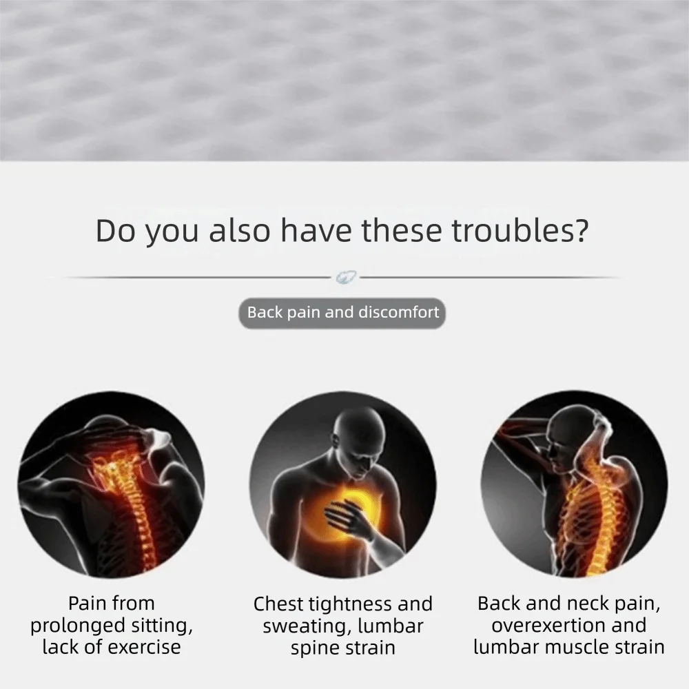 Heating Function 3-in-1 Back Massager Vibrating Massage Multi-functional Electric Lumbar Support Pillow