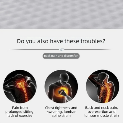 Heating Function 3-in-1 Back Massager Vibrating Massage Multi-functional Electric Lumbar Support Pillow